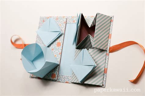Origami Chinese Thread Book Video Tutorial - Paper Kawaii