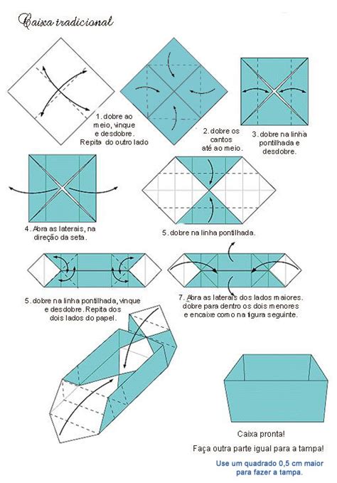 Ana Braga Artesanatos Caixa Em Origami