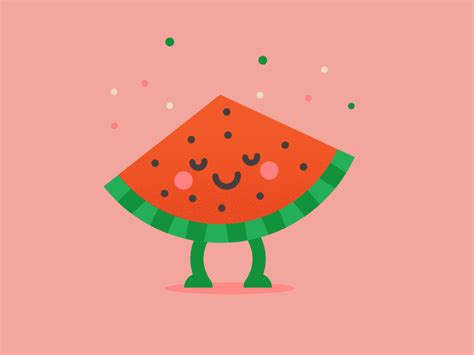 Dancing Watermelon By Lilla Bardenova On Dribbble