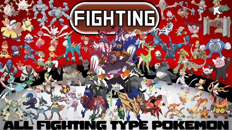 Every Fighting Type Pokémon Fuuuuuuaa Youtube