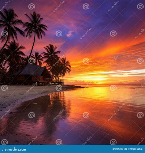 Sunset Serenity: a Breathtaking Oasis Awaits in the Secluded Beaches of