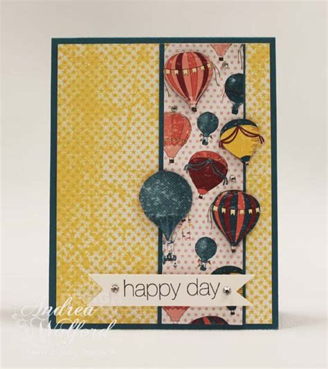 World Spectacular Happy Day Stampin Up Card Andrea Walford