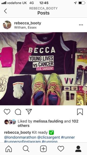 Rebecca Booty Is Fundraising For Young Lives Vs Cancer