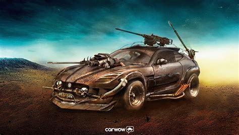 Jaguar F Type Imagined As Mad Max Fury Road War Machine Autoevolution