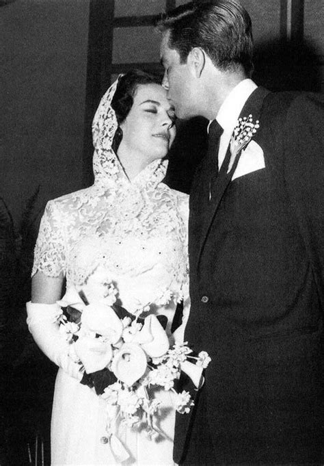 Robert Wagner And Natalie Wood On Their Wedding Day December 28 1957