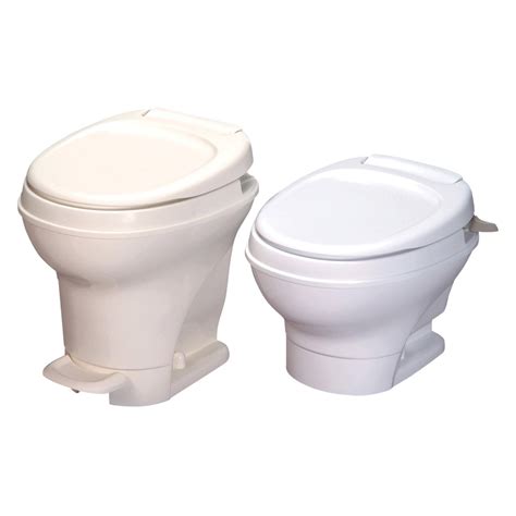 Thetford® 31676 Aqua Magic™ V Hand Flush Plastic High Profile Toilet