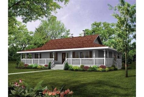 Single Story House Plans With Wrap Around Porch Ideas Home