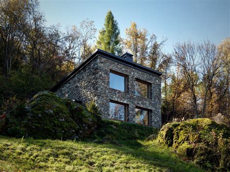 Modern Stone Cabin In Northern Italy Is A Romantic Gem Architecture