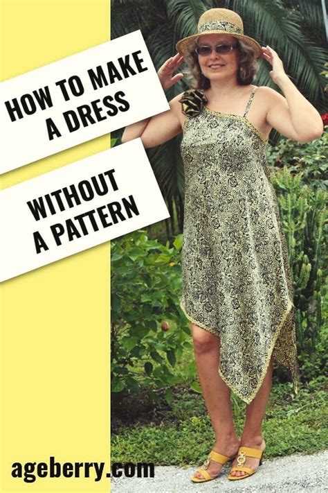 How To Sew A Dress Without A Pattern An Easy Sewing Project In 2023