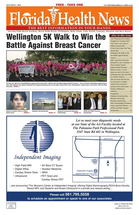 Florida Health News May 2010 Issue By Global Health Tribune Issuu