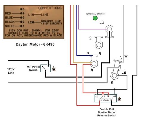 4 wire reversible psc motor. Dayton Electric Motors Wiring Diagram Gallery - Wiring Diagram Sample