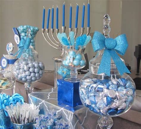 See more ideas about hanukkah, hanukkah crafts, hannukah. Party Simplicity Blue and Silver Hanukkah Celebrations