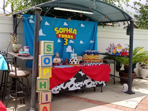 Toy story birthday candy table decorations Rodeo Birthday, Birthday