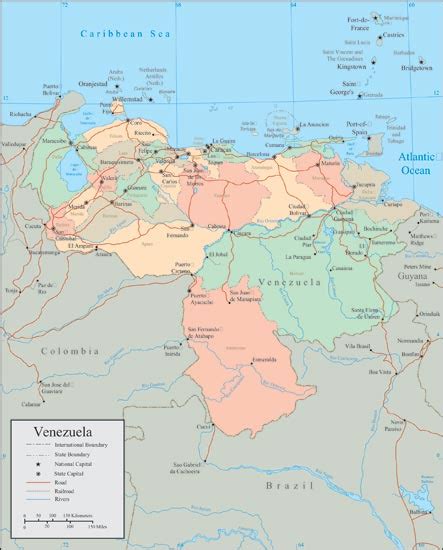 Venezuela Map Vector