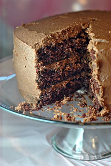 Layered Chocolate Cake With Chocolate Buttercream Frosting Weekly Menu Prevention Rd