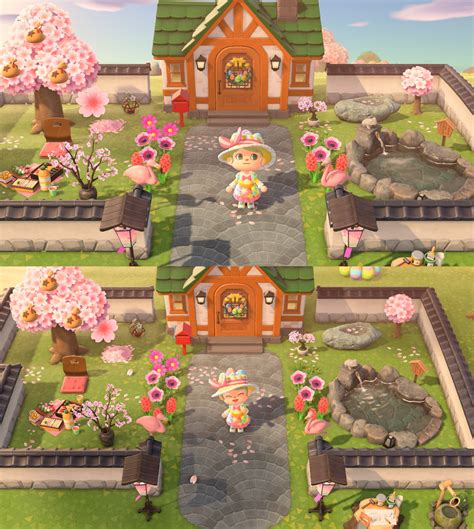 Here are some amazing ideas to get started. Worked all day on my front yard. : ac_newhorizons