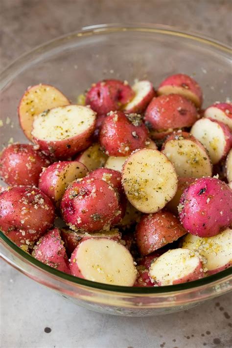 Pierce each potato 6 times (3 times on two sides) with a fork. Oven Roasted Potatoes - Dinner at the Zoo