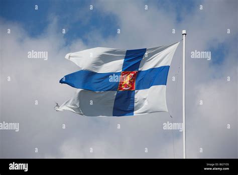 Finnish Naval Ensign Hi Res Stock Photography And Images Alamy