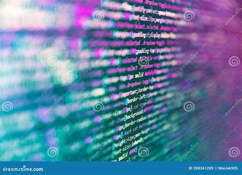 Coding Programmer Abstract Background Code Of Javascript Language On