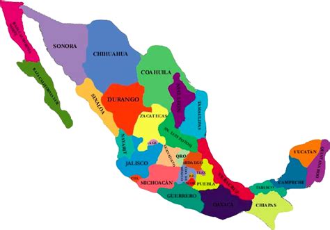 Mexico Map Png Png Image Collection