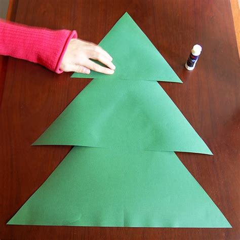 Paper Christmas Tree Kids Crafts Fun Craft Ideas