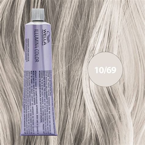 Wella Professional Illumina Color 10 69 яркий блонд фиолетовый сандре