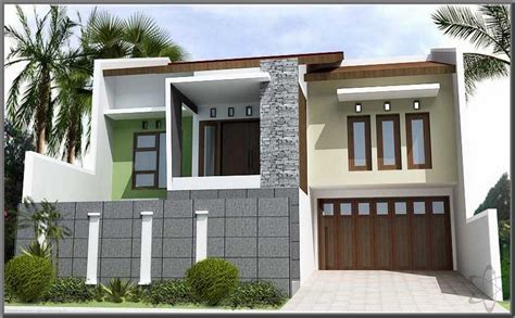 Gambar Desain Rumah Minimalis 2 Lantai Atap Datar | Rancanghunian
