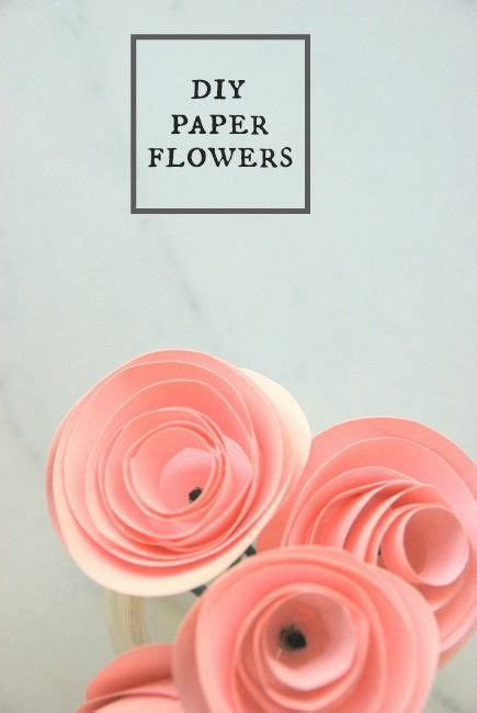 The Easiest Diy Paper Flower Tutorial Paper Flowers Diy Diy Flowers
