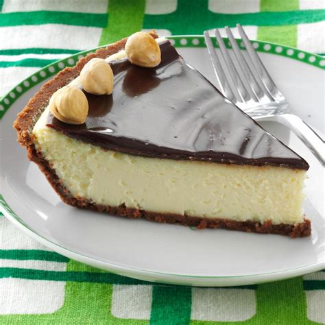 Italian Chocolate Hazelnut Cheesecake Pie Recipe Taste Of Home