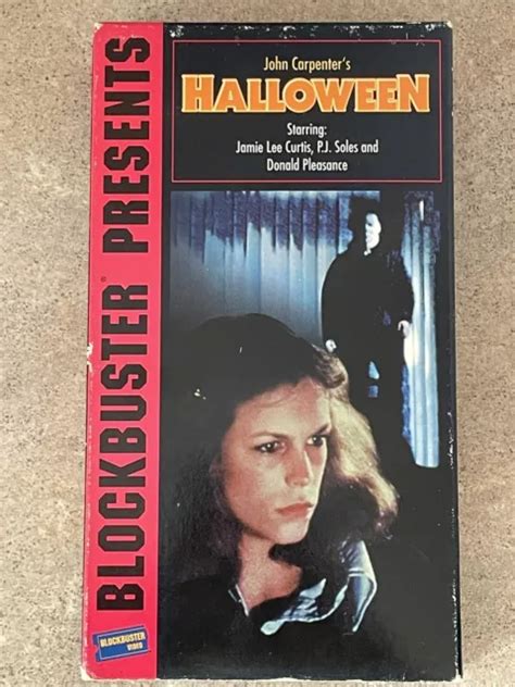 John Carpenters Halloween Vhs 1978 1995 Blockbuster Presents 792