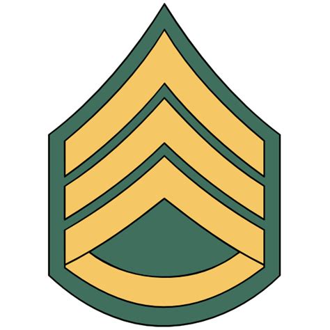 Army Rank E 6 Staff Sergeant Magnet