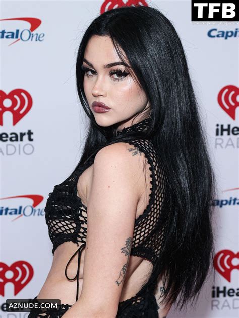 Maggie Lindemann Sexy Seen Flaunting Her Hot Legs And Tits At The Iheartradio Music Festival In