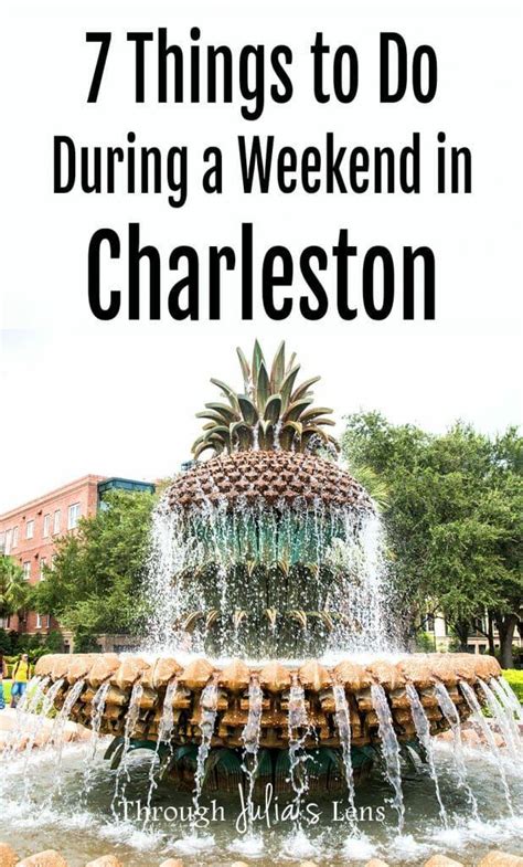 It features two championship golf courses, a tournament grade tennis center, full service equestrian center, fitness and aquatics complex, and unspoiled beaches. 7 Things to Do During a Weekend in Charleston | Things to ...