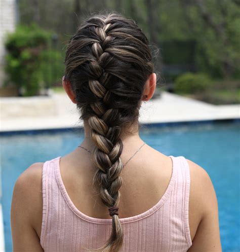 How To French Braid Back To Basics Cute Girls Hairstyles