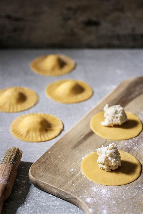 Orange And Pecorino Ravioli With Rosemary Brown Butter Use Your Noodles