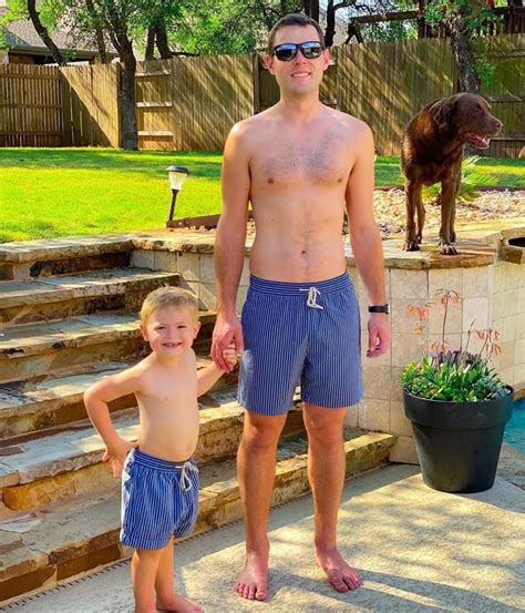 Father Son Twinning In Style Swim Trunks Boy Swim Printed Swim