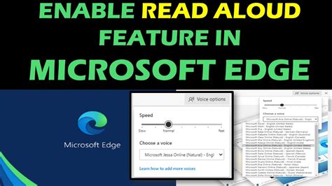Enable Read Aloud Feature In Microsoft Edge Youtube