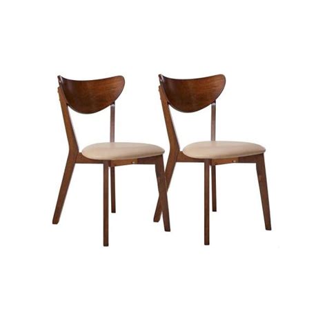 Off white dining room sets have a softer look. Coaster Kersey Collection Chestnut/Off White Wooden Dining ...