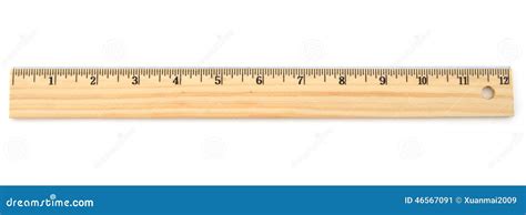 12 Inch Ruler Standard Stock Image Image Of Educational 46567091