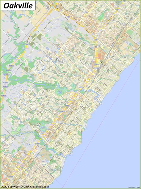 Oakville Map Ontario Canada Detailed Maps Of Oakville