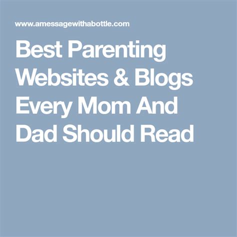 Best Parenting Websites & Blogs Every Mom And Dad Should ...