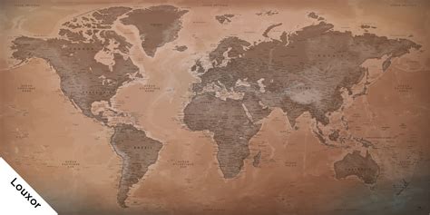 Mapa del Mundo Mapamundi en Plexiglás Original Map