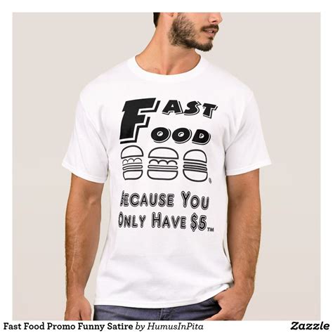 Fast Food Promo Funny Satire T Shirt Captain Underpants Junk Food T Shirts T Shirt
