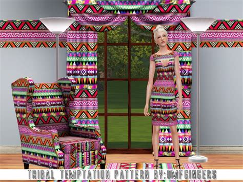 The Sims Resource Tribal Temptation Pattern