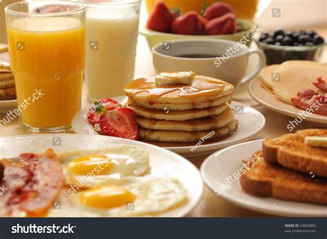 Breakfast Foods Stock Photo 53602885 Shutterstock