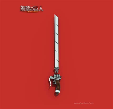 3d File Anime Sword Attack On Titan 🗡️・3d Printing Design To Download