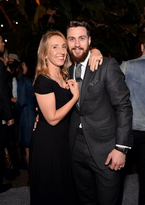 Actor aaron navigated his way through the busy crowds with his wife following faithfully behind him as they prepared to take a flight. Aaron Taylor-Johnson and Wife Sam Cutest Pictures ...