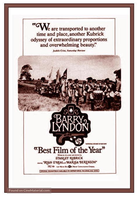 barry lyndon 1975 movie poster
