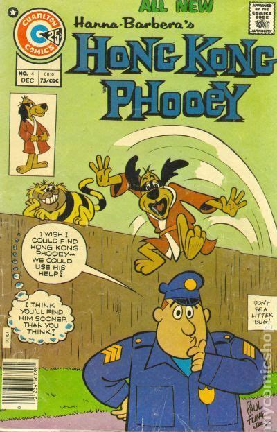 Hong Kong Phooey 1975 4 Comics Old Comic Books Classic Cartoon