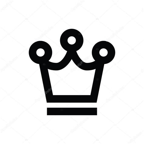 Crown Vector Icon — Stock Vector © Creativestall 80614032